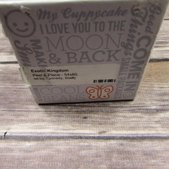 Oopsy Daisy Exotic Kingdom Shelly Kennedy 60 Fabric Wall Art Decals For Kids - Picture 10 of 10